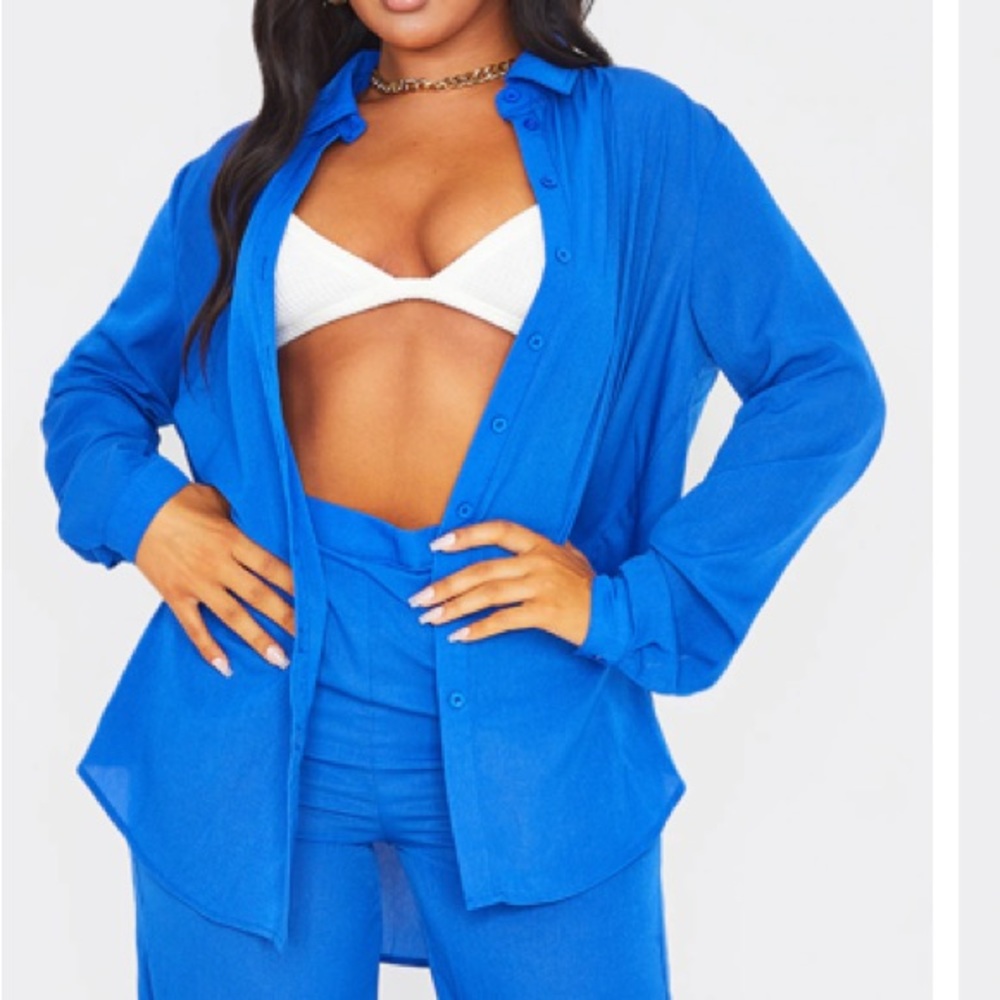 Blue Beach cover up set - Size 0